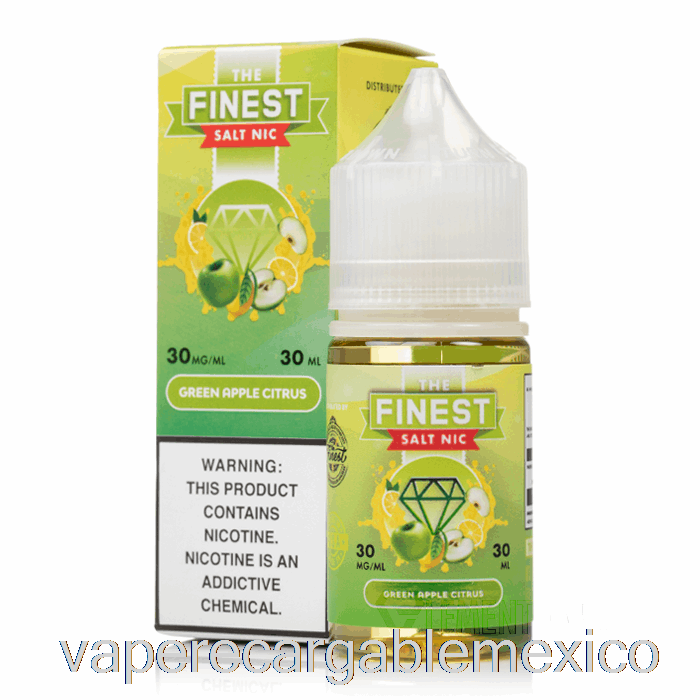 Vape Recargable Cítricos De Manzana Verde - La Edición De Caramelo Más Fina Sal Nic - 30ml 50mg